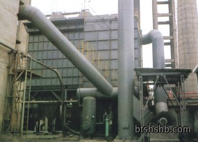 Reverse air bag dust collector